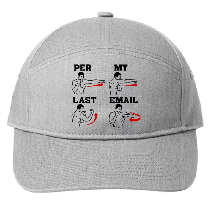 As Per My Last Email Coworker Humor Funny Costumed 7-Panel Snapback Hat