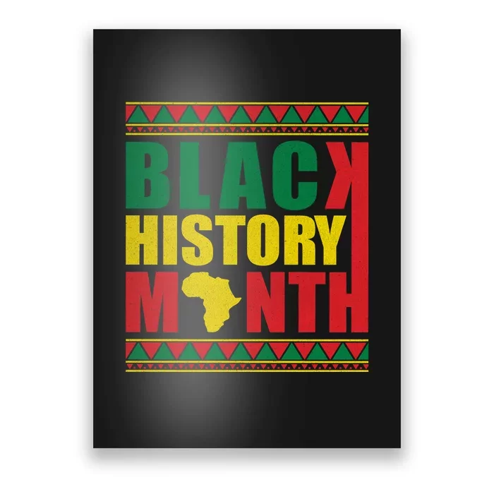 African Pride Melanin For Black History Month Gift Poster