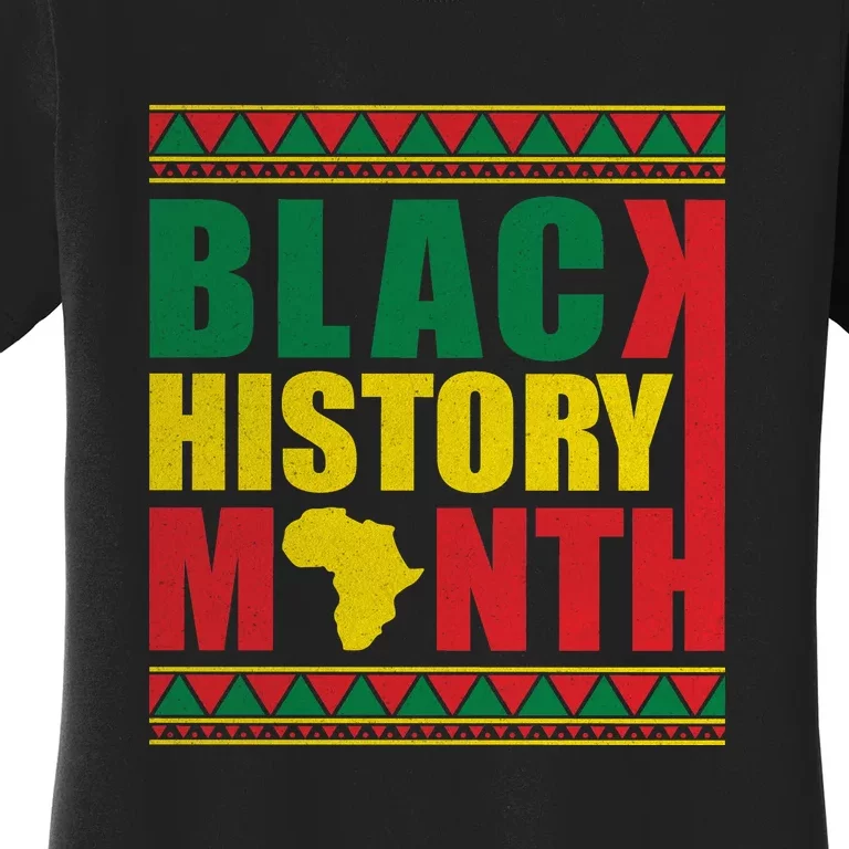 African Pride Melanin For Black History Month Gift Women's T-Shirt