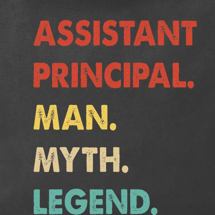 Assistant Principal Man Myth Legend Zip Tote Bag