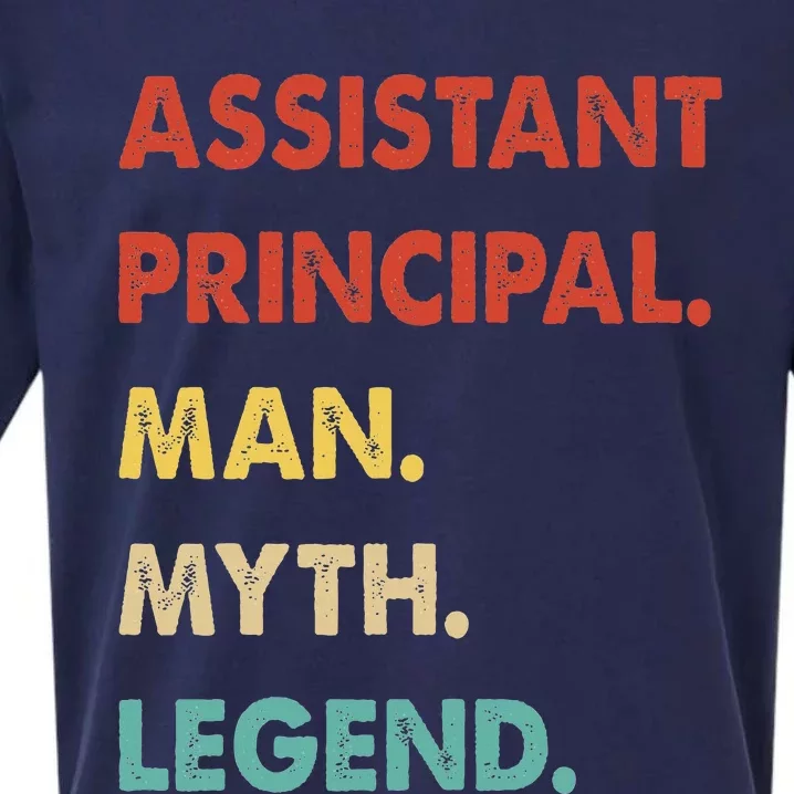 Assistant Principal Man Myth Legend Sueded Cloud Jersey T-Shirt