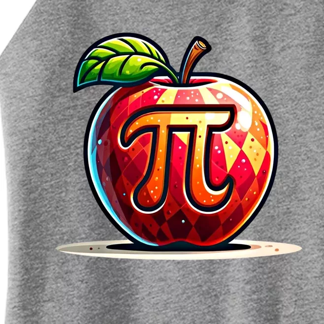 Apple Pi Math Lover Teacher Nerd Geek Funny Pi Day Gift Women’s Perfect Tri Rocker Tank