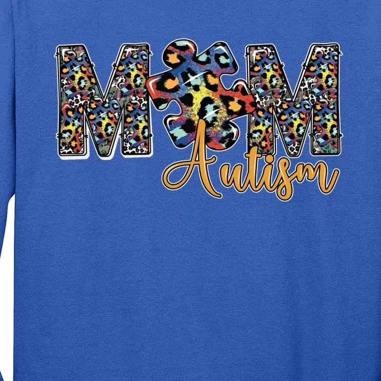 Autism Puzzle Mom Life Autistic Autism Awareness Mom Gift Long Sleeve Shirt