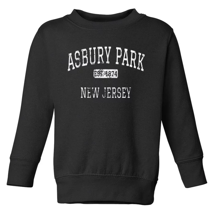 Asbury Park New Jersey Nj Vintage Toddler Sweatshirt