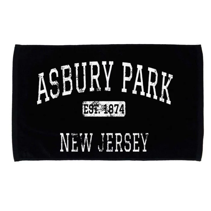 Asbury Park New Jersey Nj Vintage Microfiber Hand Towel