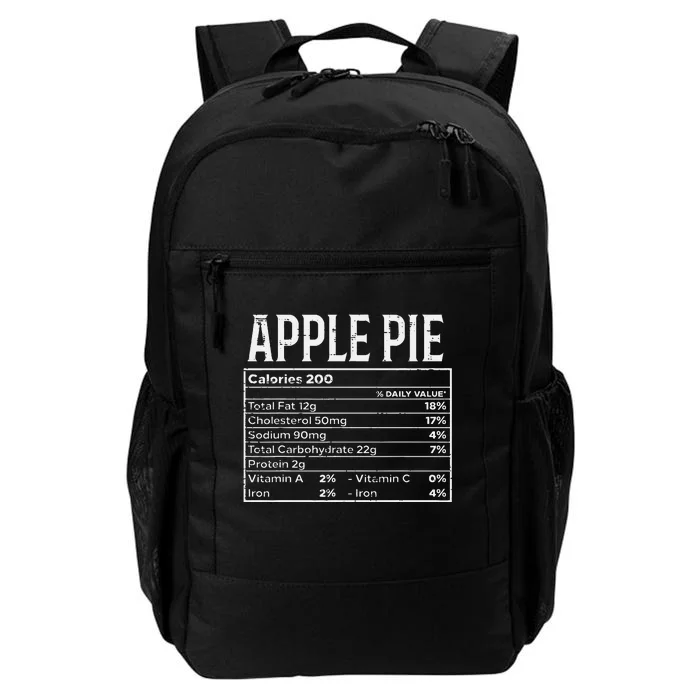 Apple Pie Nutrition Facts Food Matching Family Thanksgiving Daily Commute Backpack