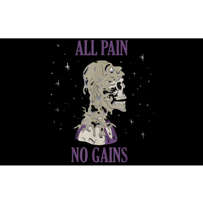 All Pain No Gains Weightlifting Gym Training Powerlifting Bumper Sticker