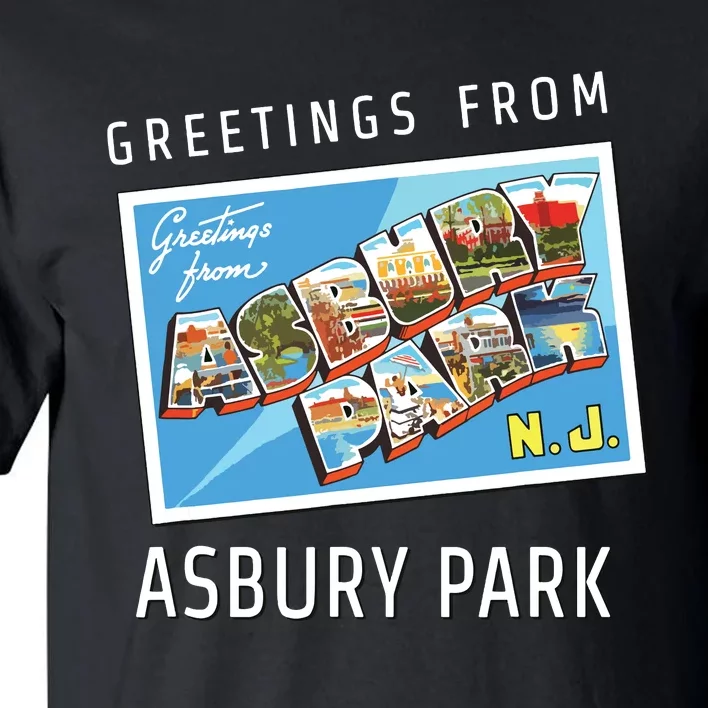 Asbury Park New Jersey Nj Travel Souvenir Gift Postcard Tall T-Shirt