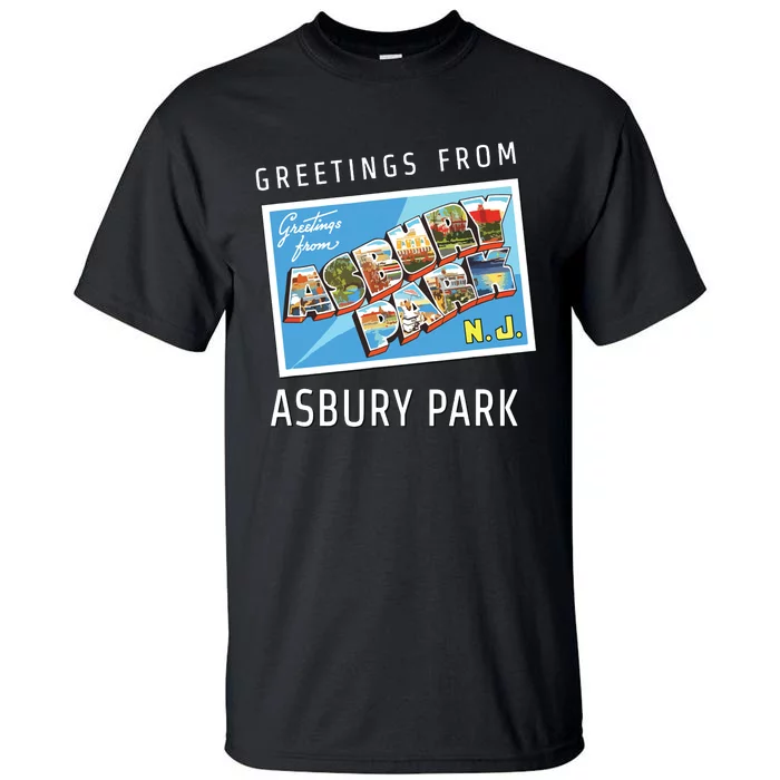 Asbury Park New Jersey Nj Travel Souvenir Gift Postcard Tall T-Shirt