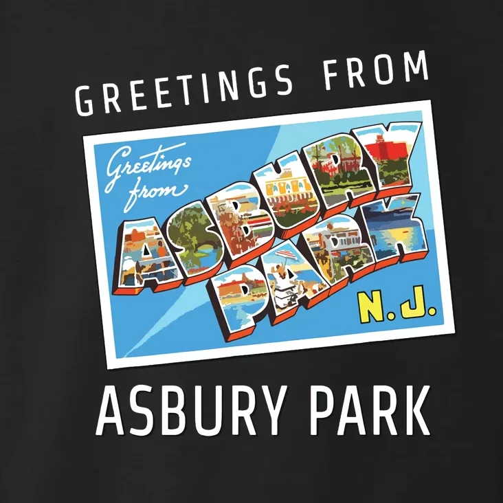 Asbury Park New Jersey Nj Travel Souvenir Gift Postcard Toddler Hoodie