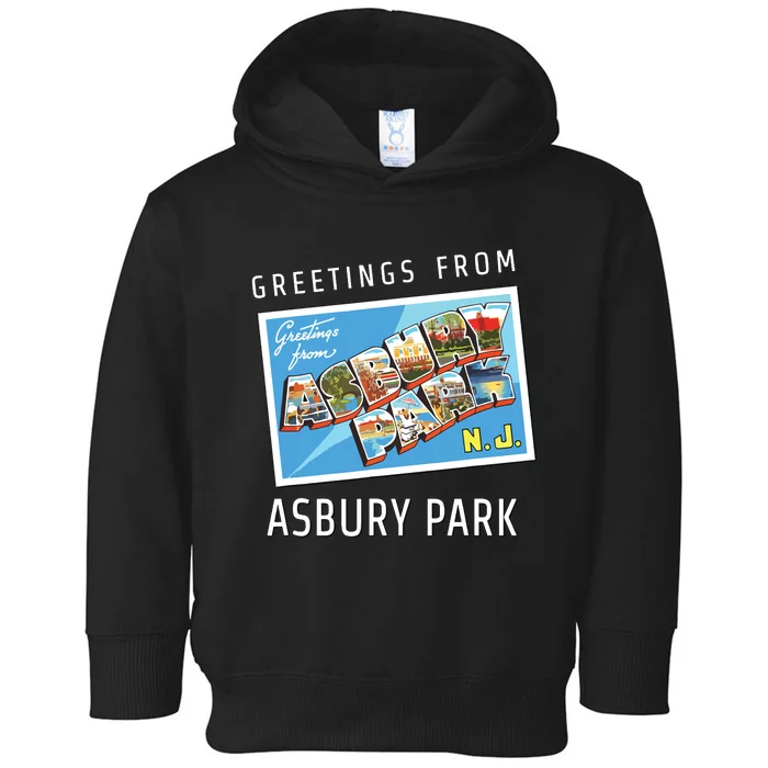 Asbury Park New Jersey Nj Travel Souvenir Gift Postcard Toddler Hoodie