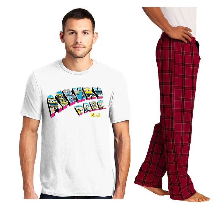 Asbury Park Nj Retro New Jersey Souvenir Pajama Set