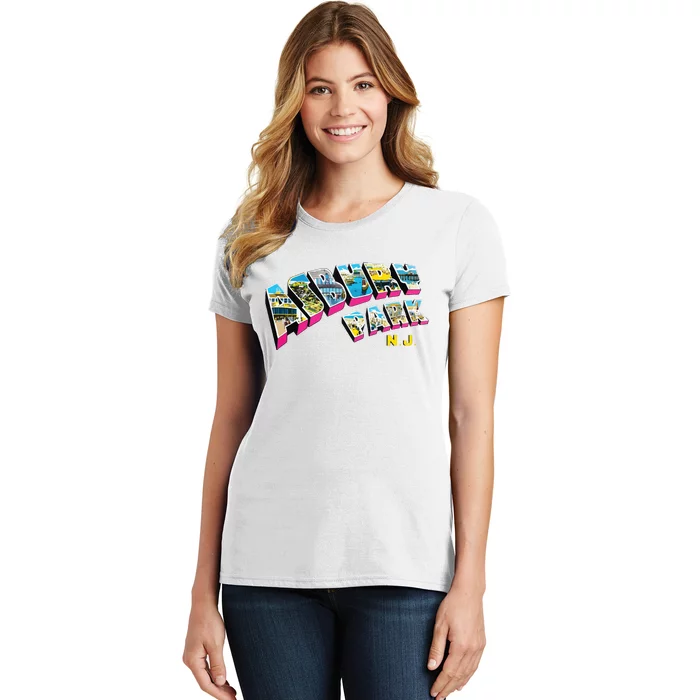 Asbury Park Nj Retro New Jersey Souvenir Women's T-Shirt