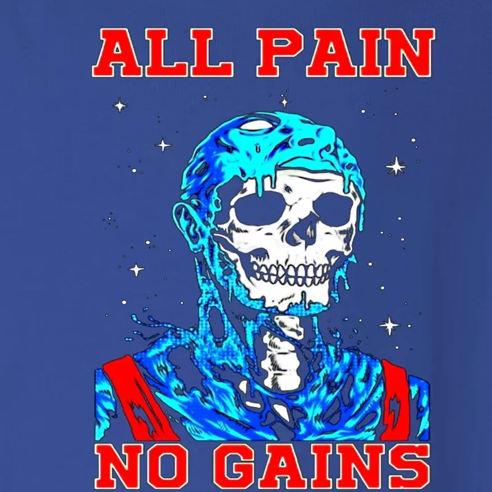 All Pain No Gains Fitness Weightlifting Bodybuilding Gym Great Gift Toddler Long Sleeve Shirt