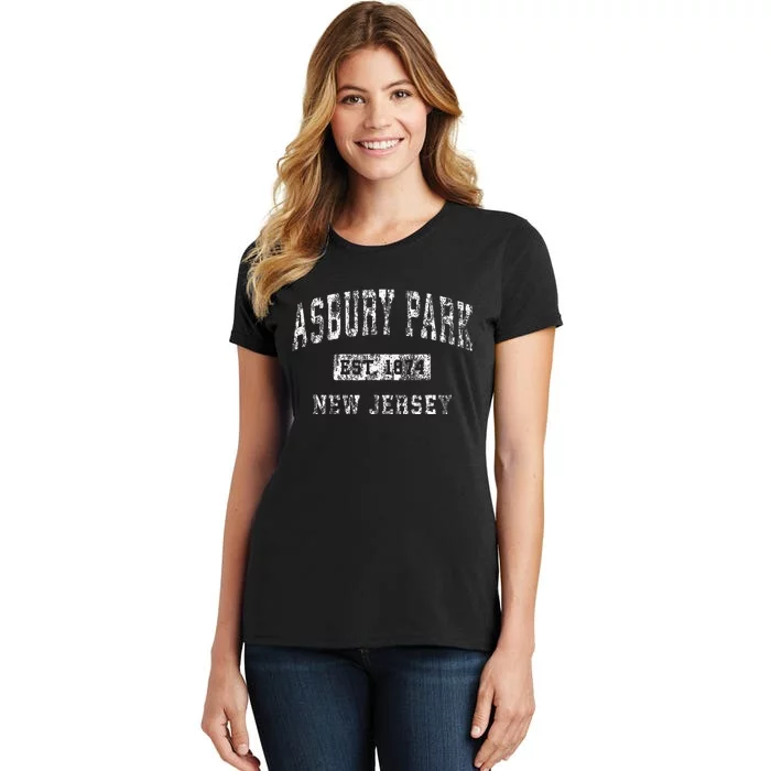 Asbury Park New Jersey Nj Vintage Established Sports Design Women's T-Shirt