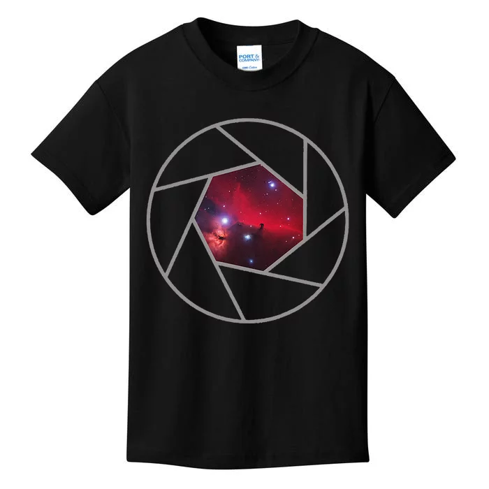 Astrophotography Photographer Night Sky Photography Kids T-Shirt