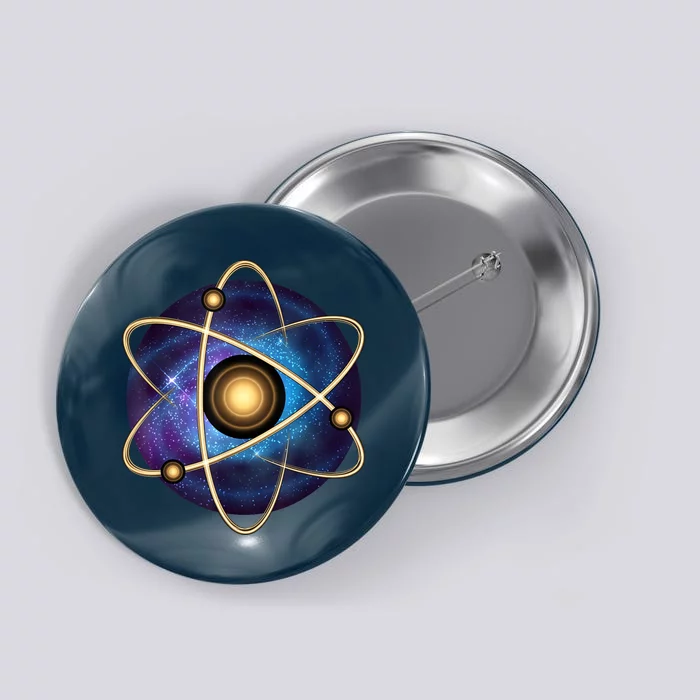 Atom Proton Neutron Physics Button