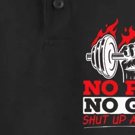 All Pain No Gains Gym Weightlifting Bodybuilding Fitness Dry Zone Grid Performance Polo