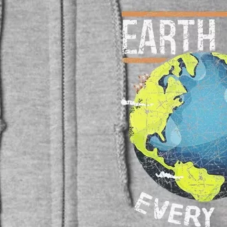 Animal Protection Nature World Global Peace Earth Day Full Zip Hoodie