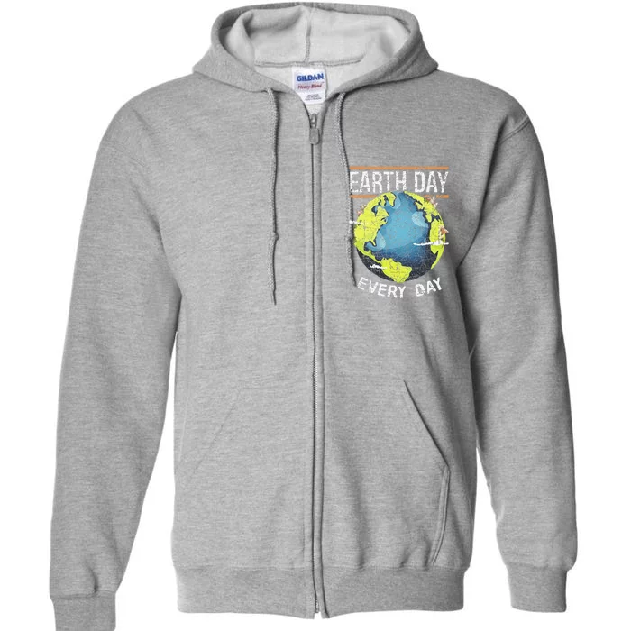 Animal Protection Nature World Global Peace Earth Day Full Zip Hoodie