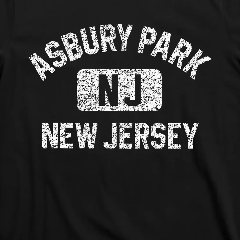 Asbury Park Nj New Jersey Gym Style T-Shirt