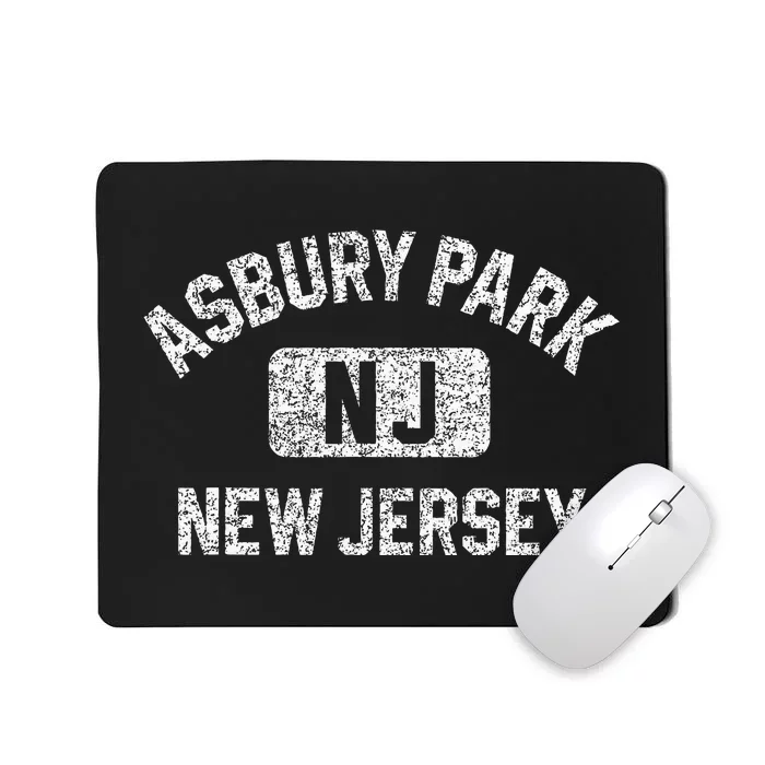 Asbury Park Nj New Jersey Gym Style Mousepad