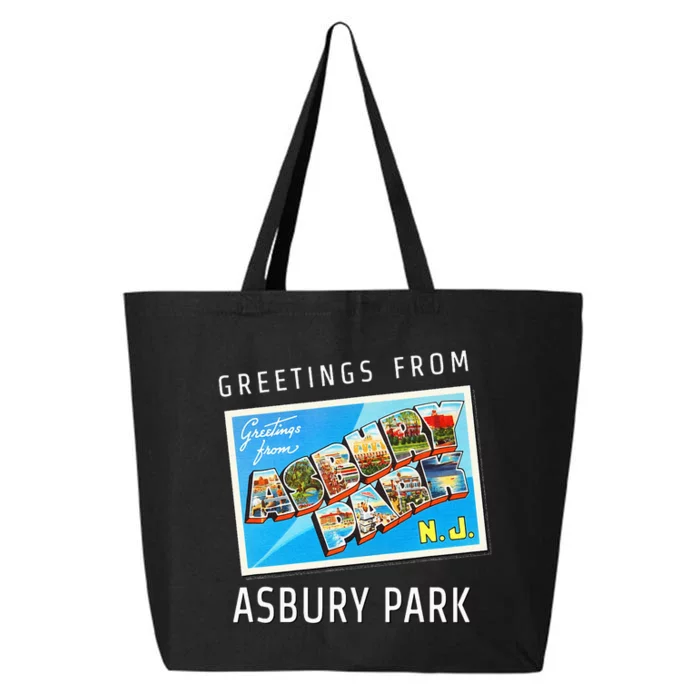 Asbury Park New Jersey Nj Travel Souvenir Gift Postcard 25L Jumbo Tote