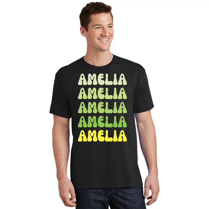 Amelia Personal Name Cute Gift T-Shirt