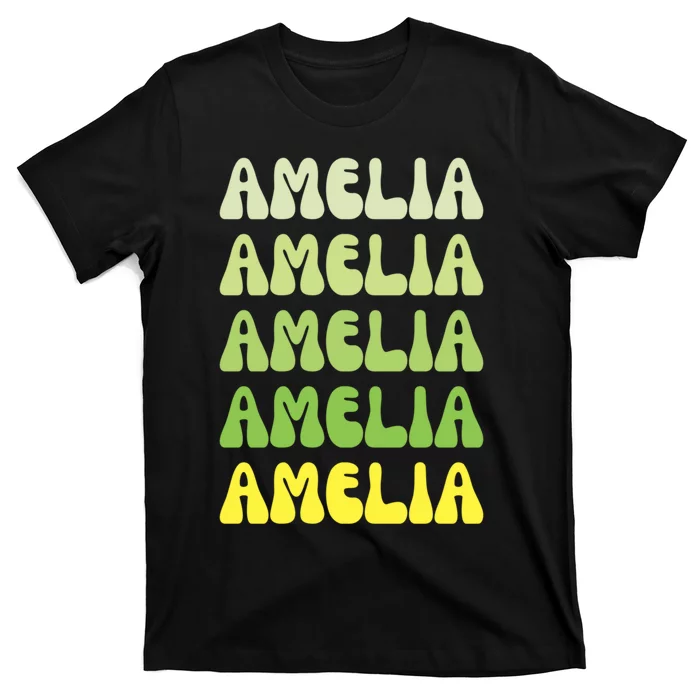 Amelia Personal Name Cute Gift T-Shirt