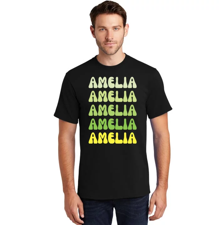 Amelia Personal Name Cute Gift Tall T-Shirt