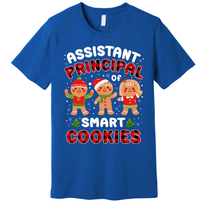 Assistant Principal Of Smart Cookies Buffalo Plaid Christmas Premium T-Shirt