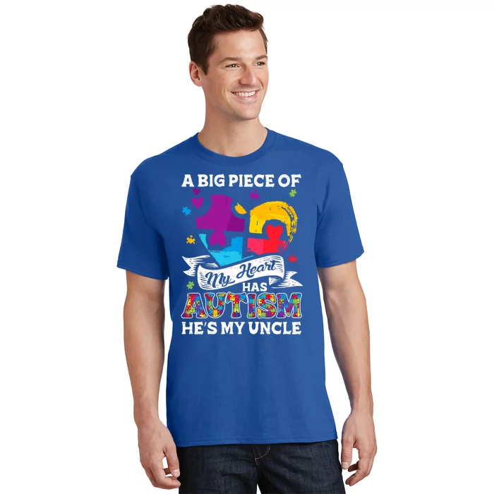 A Piece Of My Heart Has Autism My Uncle Gift T-Shirt