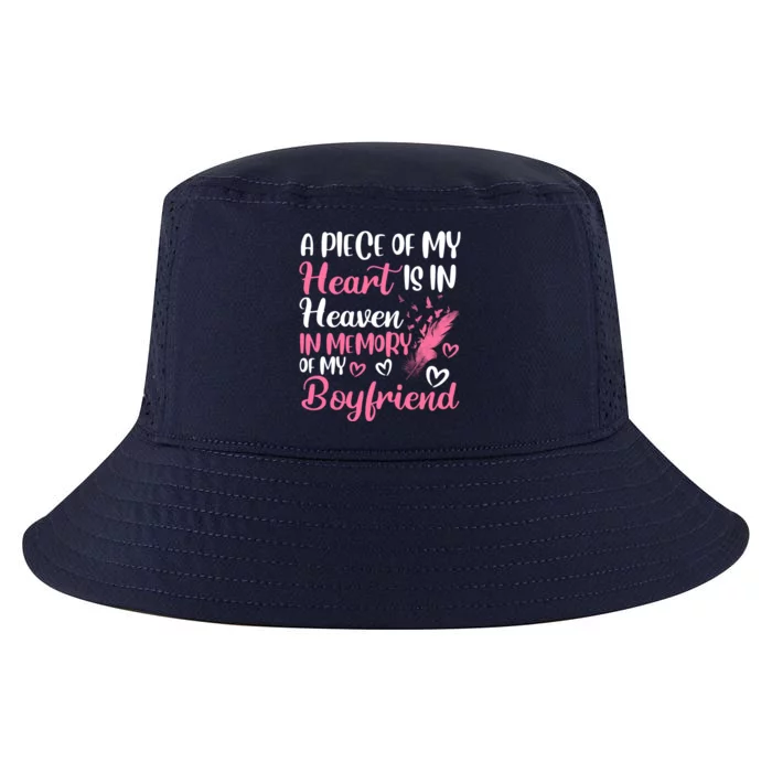 A Piece Of My Heart Is In Heaven In Memory Of Friend Cool Gift Cool Comfort Performance Bucket Hat