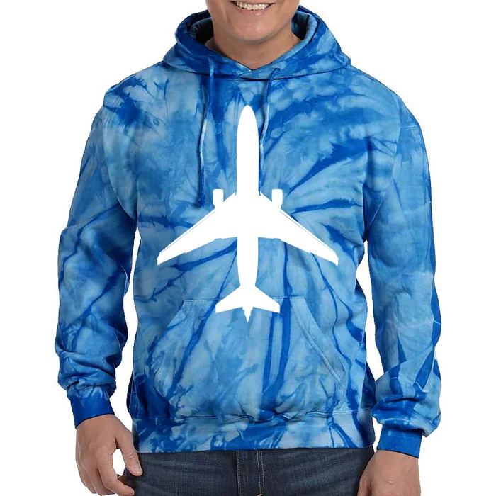 Airline Pilot Off Duty Jet Airplane Gift Tie Dye Hoodie