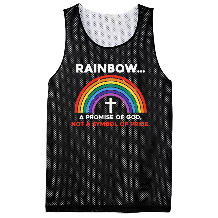 A Promise Of God Not A Symbol Of Pride Mesh Reversible Basketball Jersey Tank