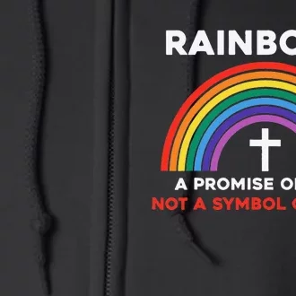 A Promise Of God Not A Symbol Of Pride Full Zip Hoodie