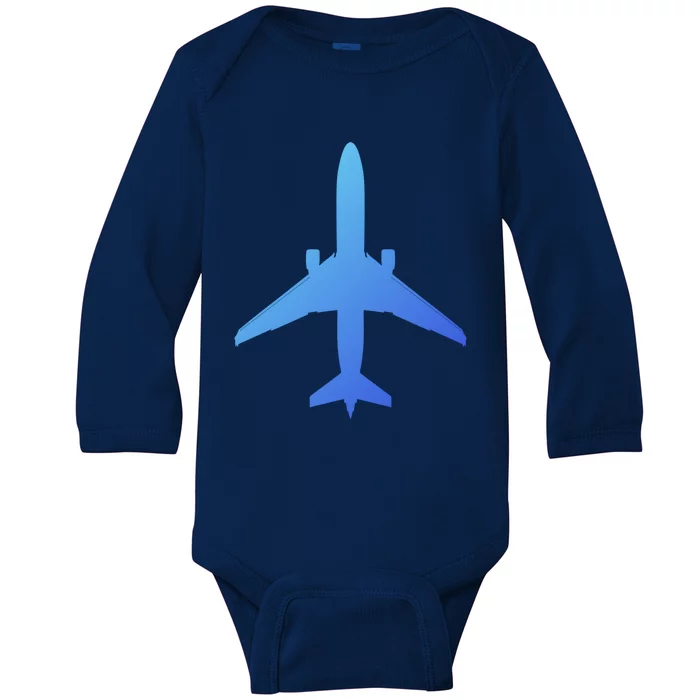 Airline Pilot Off Duty Jet Airplane Gift Baby Long Sleeve Bodysuit