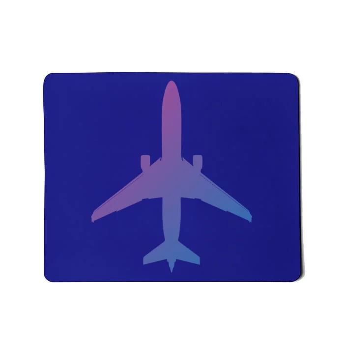 Airline Pilot Off Duty Jet Airplane Gift Mousepad