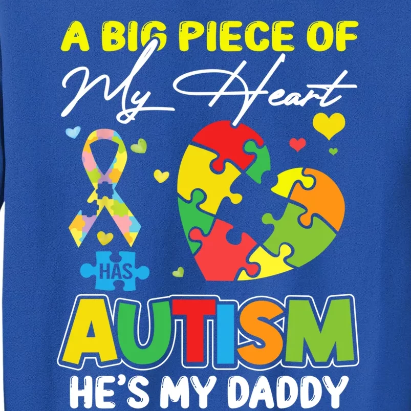 A Piece Of My Heart Has Autism My Daddy Cute Gift Sweatshirt