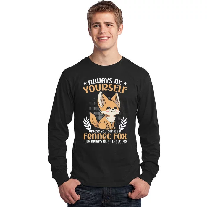 Adorable Pet Owner Fennec Foxes Fox Tall Long Sleeve T-Shirt