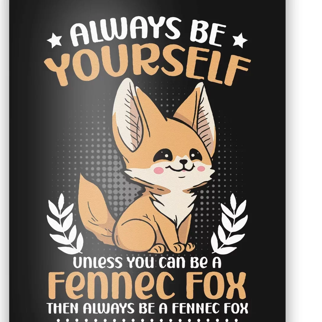 Adorable Pet Owner Fennec Foxes Fox Poster