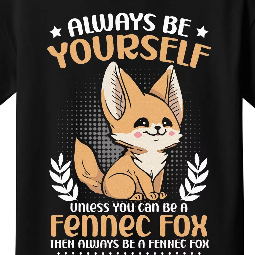 Adorable Pet Owner Fennec Foxes Fox Kids T-Shirt