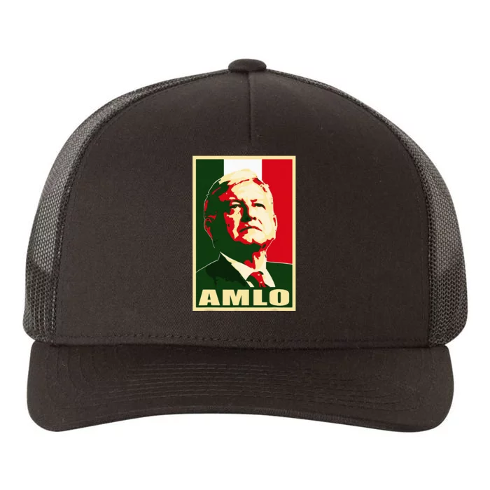 Amlo President Of Mexico Yupoong Adult 5-Panel Trucker Hat