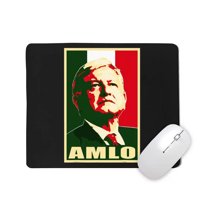 Amlo President Of Mexico Mousepad