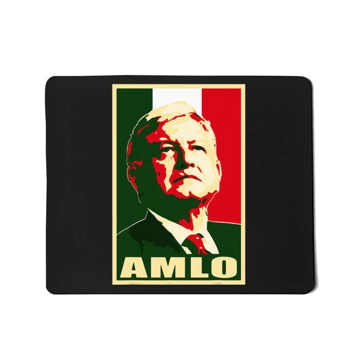 Amlo President Of Mexico Mousepad