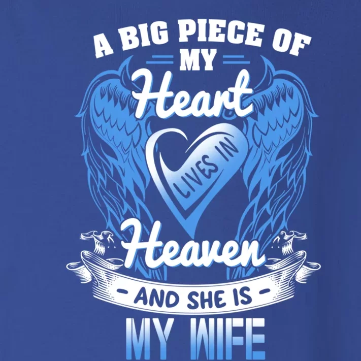 A Piece Of My Heart Lives In Heaven Wife Missed Memory Wife Cute Gift Toddler Long Sleeve Shirt