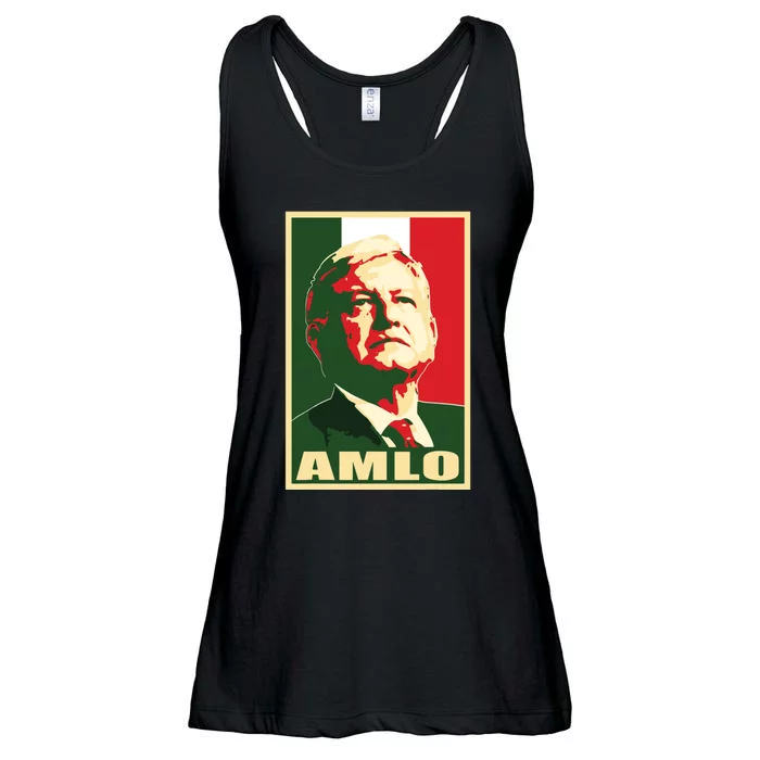 Amlo President Of Mexico Ladies Essential Flowy Tank