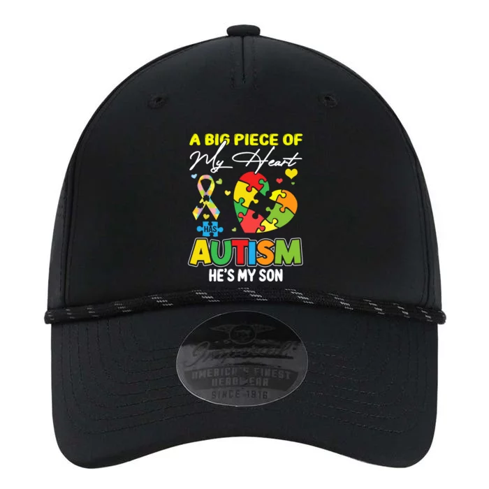 A Piece Of My Heart Has Autism My Son Gift Performance The Dyno Cap