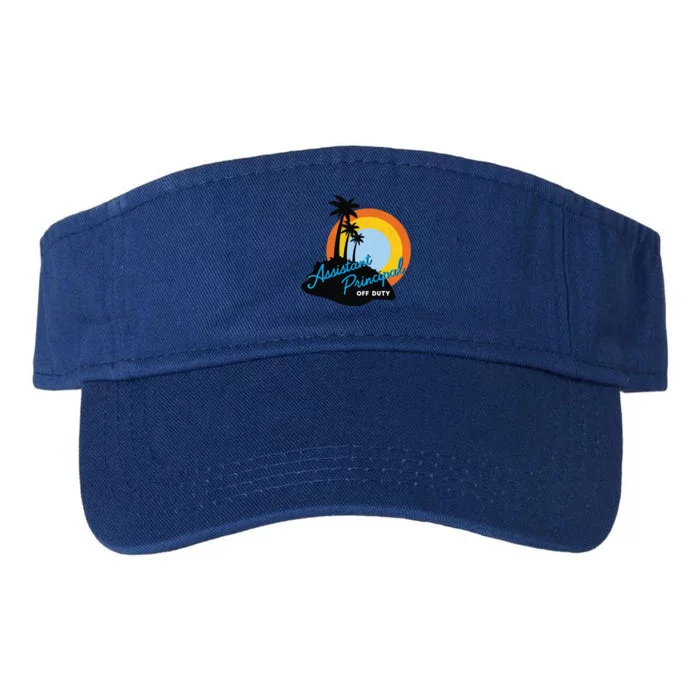 Assistant Principal Off Duty Gift Valucap Bio-Washed Visor