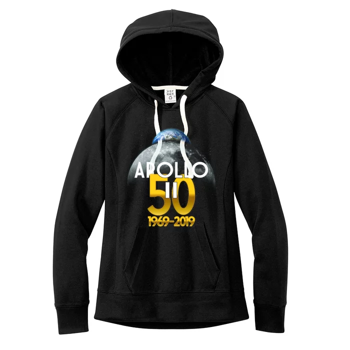 Apollo 11 50th Anniversary Women's Fleece Hoodie